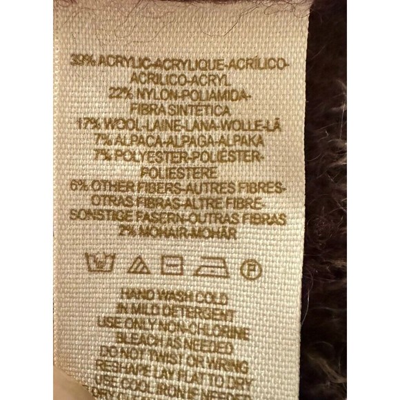 Free People Women’s Size S Long Open Cardigan Sweater Asymmetric Hem One Button - Picture 5 of 9